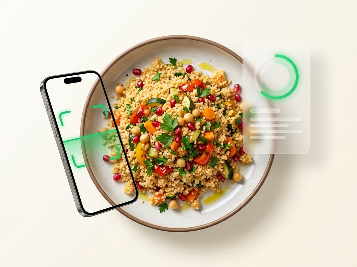 Кускус (гарнир) — фото блюда и интерфейс приложения с КБЖУ